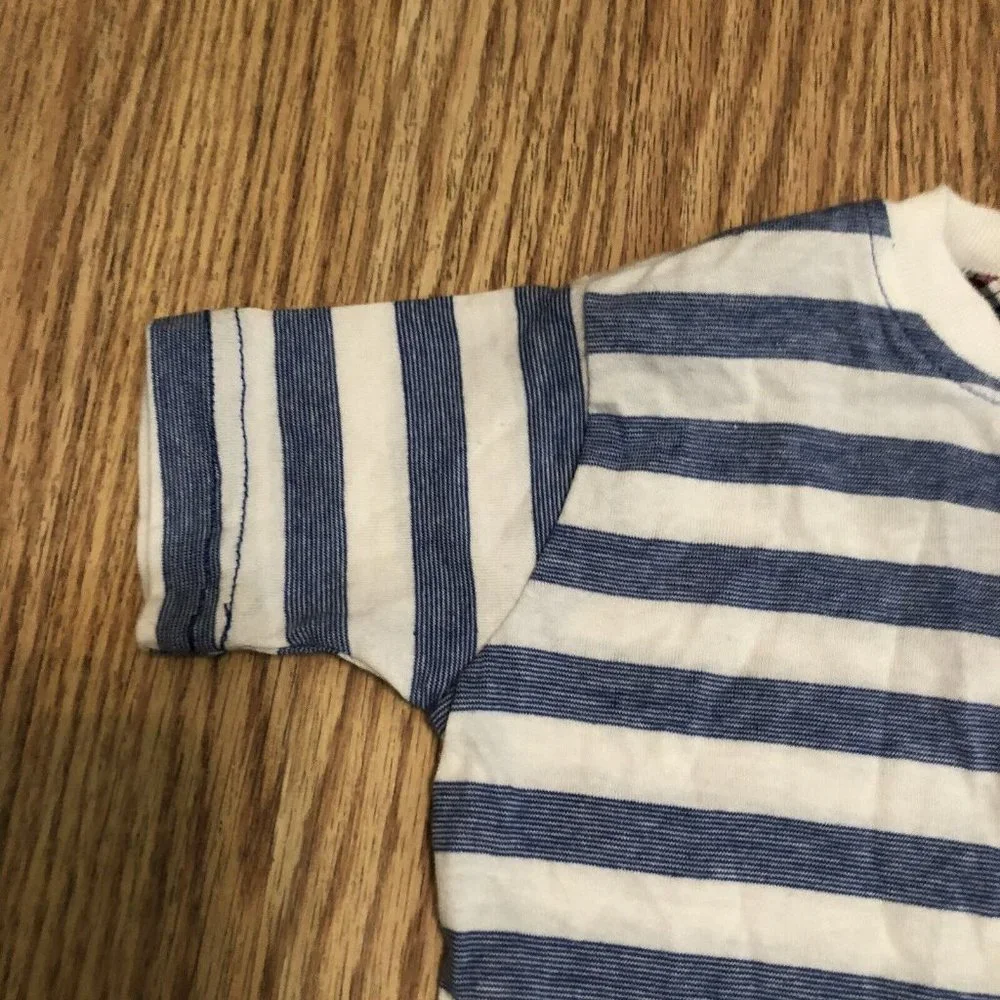 ben sherman baby boy striped pocket t-shirt size 12 Months - Picture 3 of 7